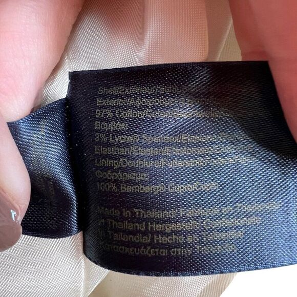 Brooks Brothers Double Breasted Belted Trench Coat Light Cream Size 10 - Picture 8 of 11